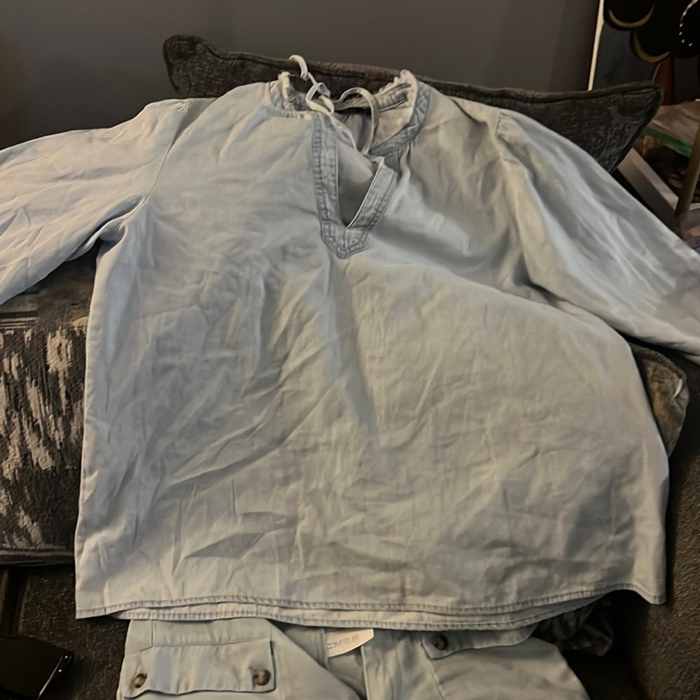 Linen pants set